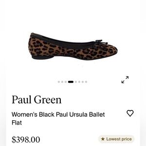 NWT Paul Green Ballet Flats